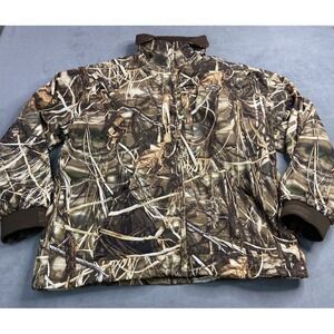 Drake Jacket Mens XL Camo Hunting Duck Advantage Max‎ 4D Fleece